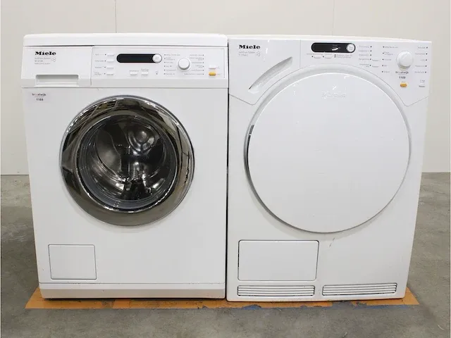 W 5736 softcare system wasmachine & miele t 7744 c softcare system droger - afbeelding 1 van  8