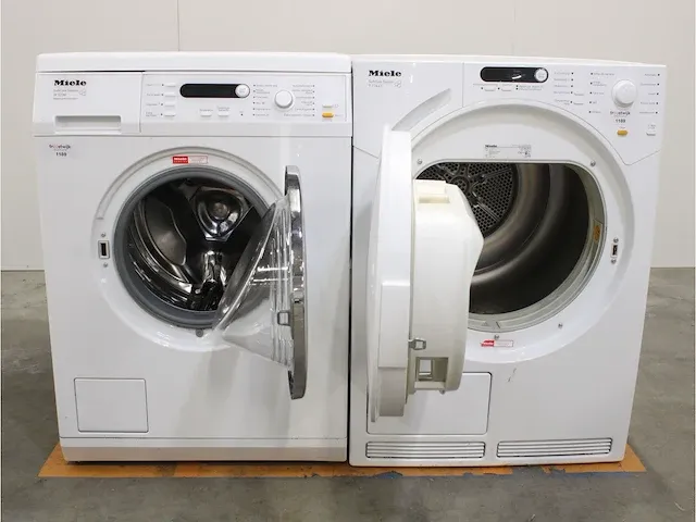 W 5736 softcare system wasmachine & miele t 7744 c softcare system droger - afbeelding 2 van  8