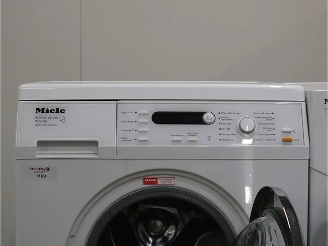 W 5736 softcare system wasmachine & miele t 7744 c softcare system droger - afbeelding 3 van  8