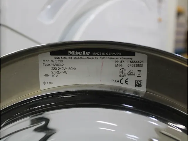 W 5736 softcare system wasmachine & miele t 7744 c softcare system droger - afbeelding 5 van  8
