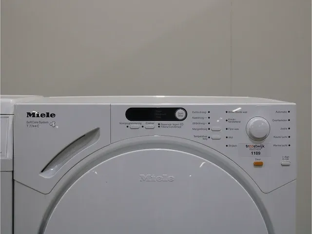 W 5736 softcare system wasmachine & miele t 7744 c softcare system droger - afbeelding 6 van  8