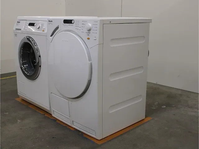 W 5736 softcare system wasmachine & miele t 7744 c softcare system droger - afbeelding 7 van  8