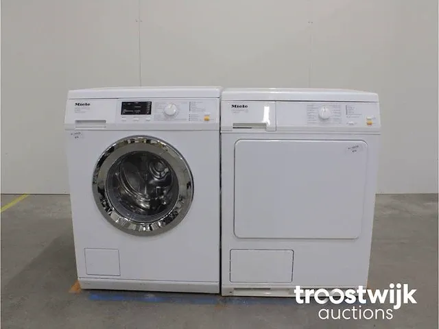 W 5821 softcare system wasmachine & miele t 4263 c softcare system droger - afbeelding 1 van  8