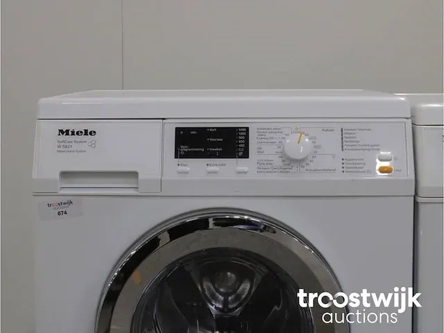 W 5821 softcare system wasmachine & miele t 4263 c softcare system droger - afbeelding 3 van  8