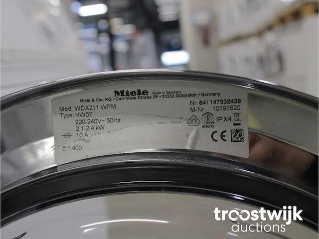 W 5821 softcare system wasmachine & miele t 4263 c softcare system droger - afbeelding 5 van  8