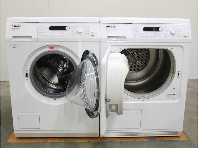 W 5821 softcare system wasmachine & miele t 8823 c softcare system droger - afbeelding 2 van  8