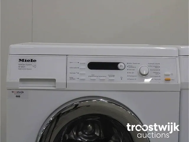 W 5821 softcare system wasmachine & miele t 8827 wp softcare system ecocomfort droger - afbeelding 3 van  8