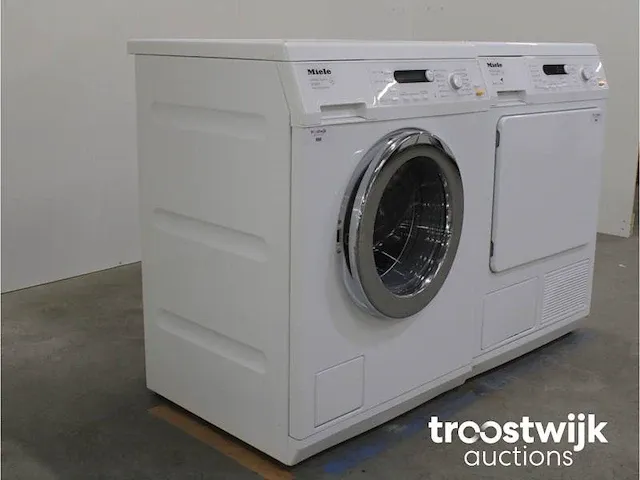 W 5821 softcare system wasmachine & miele t 8827 wp softcare system ecocomfort droger - afbeelding 4 van  8