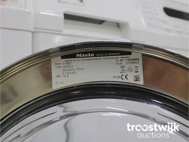 W 5821 softcare system wasmachine & miele t 8827 wp softcare system ecocomfort droger - afbeelding 5 van  8