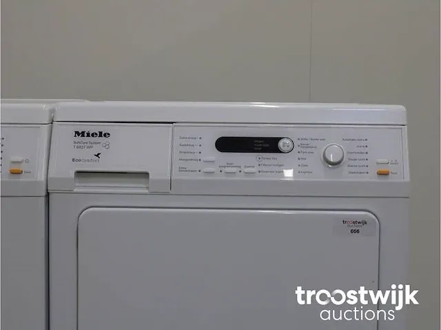 W 5821 softcare system wasmachine & miele t 8827 wp softcare system ecocomfort droger - afbeelding 6 van  8