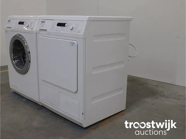 W 5821 softcare system wasmachine & miele t 8827 wp softcare system ecocomfort droger - afbeelding 7 van  8