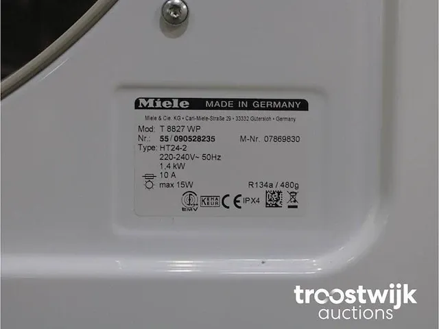W 5821 softcare system wasmachine & miele t 8827 wp softcare system ecocomfort droger - afbeelding 8 van  8