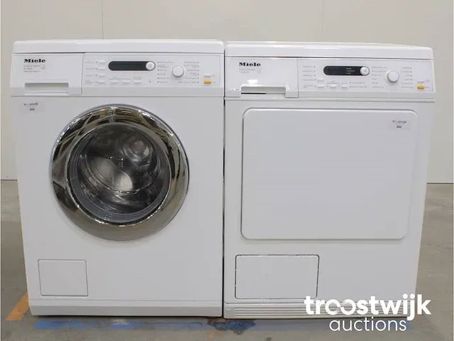 W 5825 softcare system wasmachine & miele t 8423 c softcare system droger - afbeelding 1 van  8