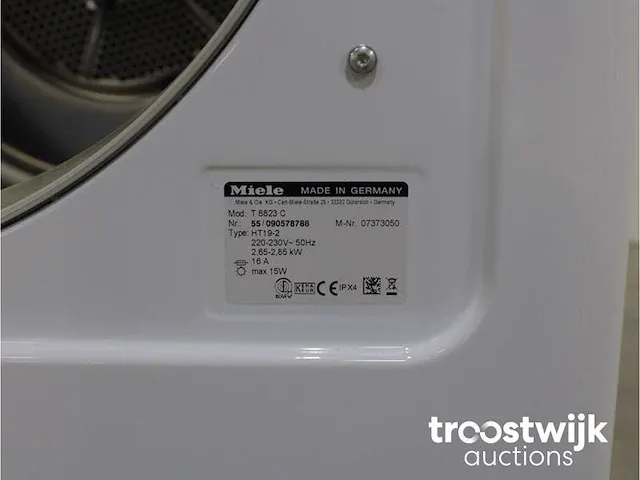 W 5825 softcare system wasmachine & miele t 8823 c softcare system droger - afbeelding 8 van  8
