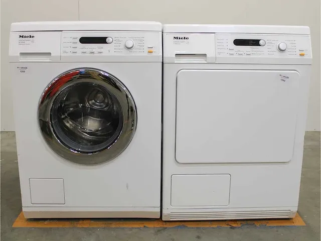 W 5844 softcare system wasmachine & miele t 8841 c softcare system droger - afbeelding 1 van  8