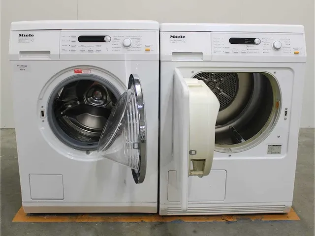W 5844 softcare system wasmachine & miele t 8841 c softcare system droger - afbeelding 2 van  8