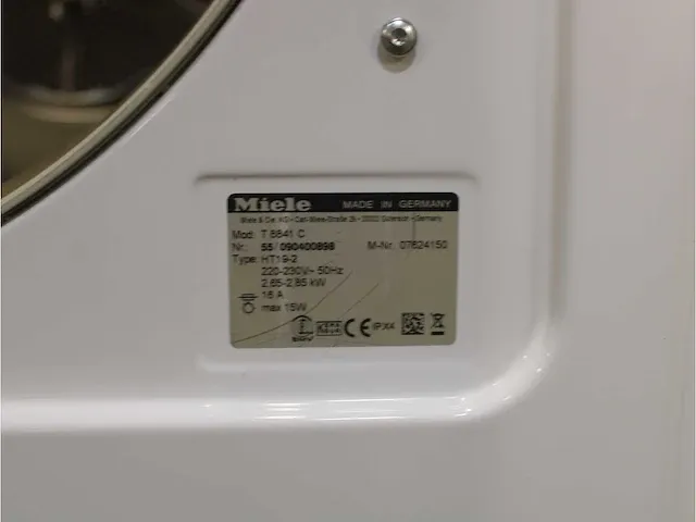 W 5844 softcare system wasmachine & miele t 8841 c softcare system droger - afbeelding 8 van  8