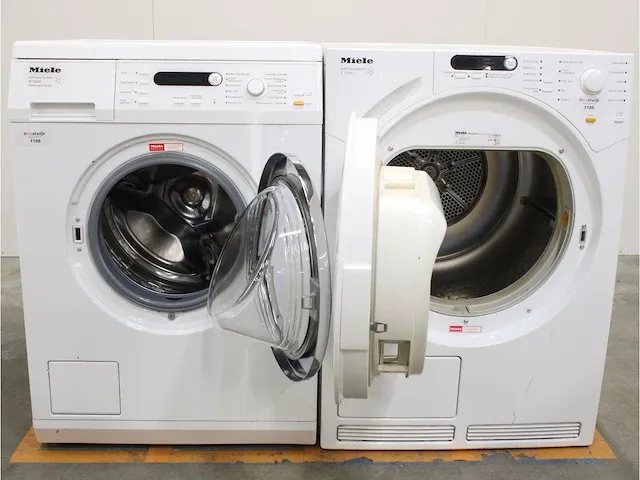 W 5846 softcare system wasmachine & miele t 7744 c softcare system droger - afbeelding 2 van  8