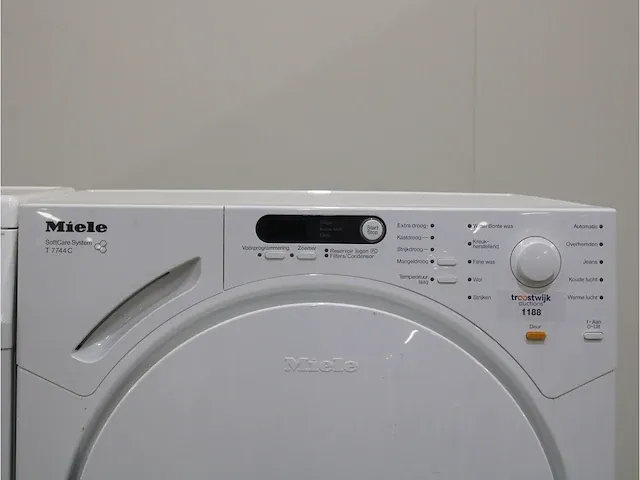 W 5846 softcare system wasmachine & miele t 7744 c softcare system droger - afbeelding 6 van  8