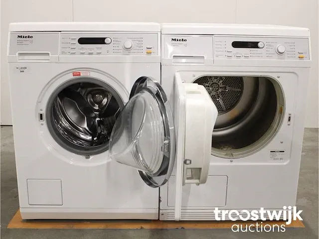 W 5847 softcare system wasmachine & miele t 8843 c softcare system droger - afbeelding 2 van  8