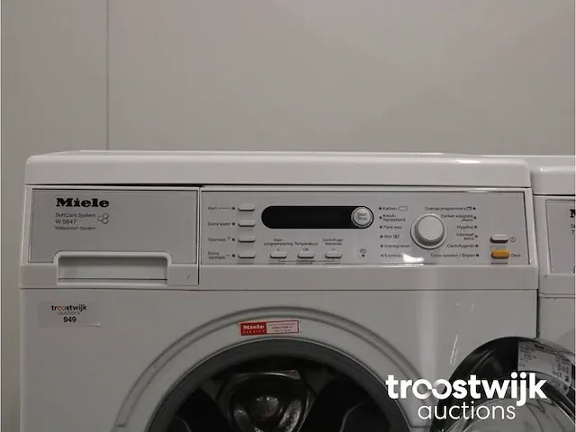 W 5847 softcare system wasmachine & miele t 8843 c softcare system droger - afbeelding 3 van  8