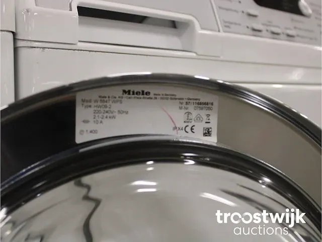 W 5847 softcare system wasmachine & miele t 8843 c softcare system droger - afbeelding 5 van  8