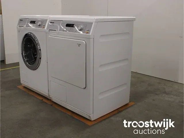 W 5847 softcare system wasmachine & miele t 8843 c softcare system droger - afbeelding 7 van  8