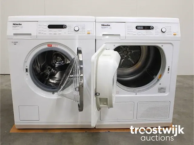 W 5873 edition 111 wasmachine & miele t 8861 wp edition 111 droger - afbeelding 2 van  8