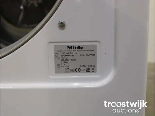 W 5873 edition 111 wasmachine & miele t 8861 wp edition 111 droger - afbeelding 8 van  8
