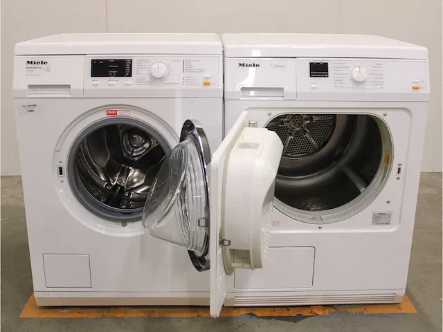 W 5873 edition 111 wasmachine & miele t classic droger - afbeelding 2 van  8