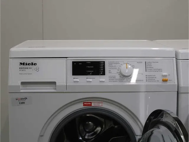 W 5873 edition 111 wasmachine & miele t classic droger - afbeelding 3 van  8