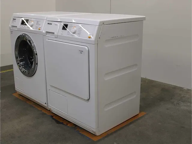 W 5873 edition 111 wasmachine & miele t classic droger - afbeelding 7 van  8