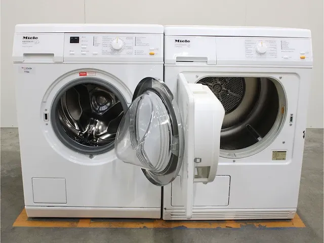 W 5877 edition 111 wasmachine & miele t 8403 c softcare system droger - afbeelding 2 van  8