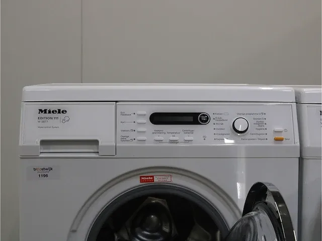 W 5877 edition 111 wasmachine & miele t 8861 wp edition 111 droger - afbeelding 3 van  8