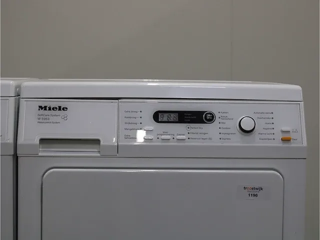 W 5877 edition 111 wasmachine & miele t 8861 wp edition 111 droger - afbeelding 6 van  8
