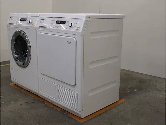 W 5877 edition 111 wasmachine & miele t 8861 wp edition 111 droger - afbeelding 7 van  8