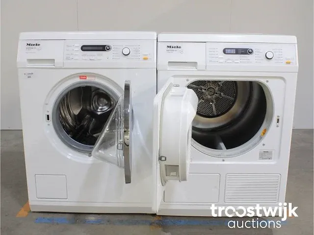 W 5877 edition 111 wasmachine & miele t 8861 wp edition 111 droger - afbeelding 2 van  8