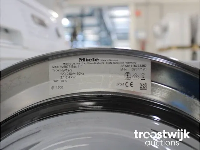 W 5877 edition 111 wasmachine & miele t 8861 wp edition 111 droger - afbeelding 5 van  8