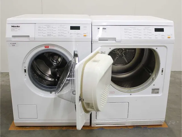 W 5933 softcare system wasmachine & miele t 8633 c softcare system droger - afbeelding 2 van  8