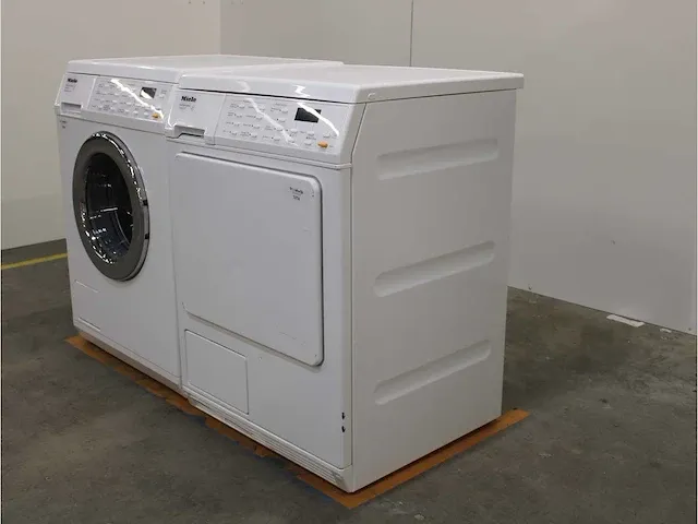 W 5933 softcare system wasmachine & miele t 8633 c softcare system droger - afbeelding 7 van  8