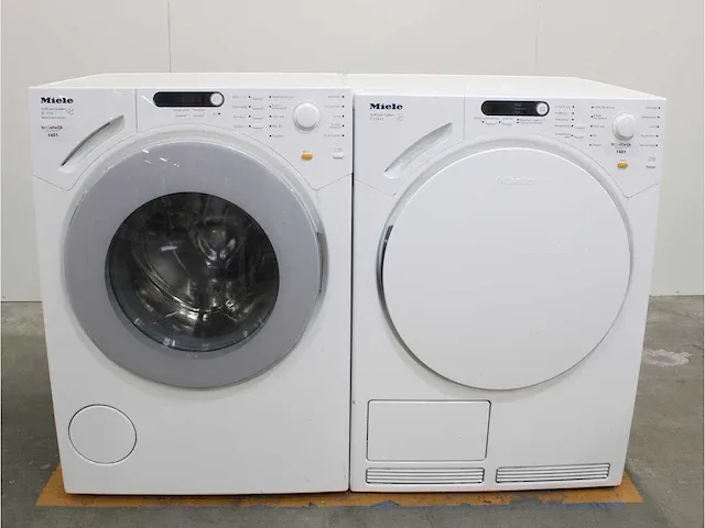W 5933 softcare system wasmachine & miele t 8633 c softcare system droger - afbeelding 1 van  8
