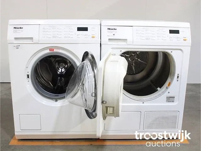 W 5933 softcare system wasmachine & miele t 8937 wp softcare system ecocomfort droger - afbeelding 2 van  8