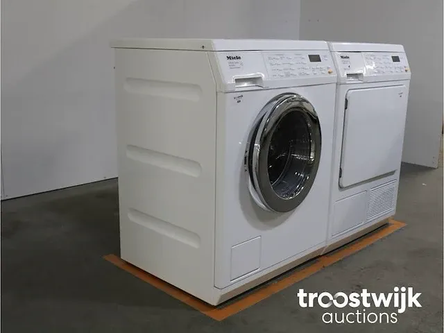 W 5933 softcare system wasmachine & miele t 8937 wp softcare system ecocomfort droger - afbeelding 4 van  8