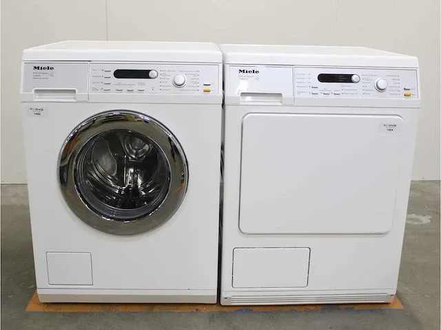 W 5973 softcare system wasmachine & miele t 8463 c softcare system droger - afbeelding 1 van  8
