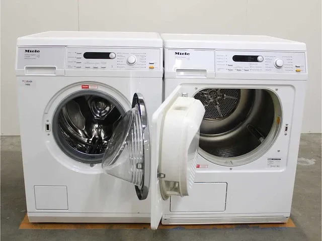 W 5973 softcare system wasmachine & miele t 8463 c softcare system droger - afbeelding 2 van  8