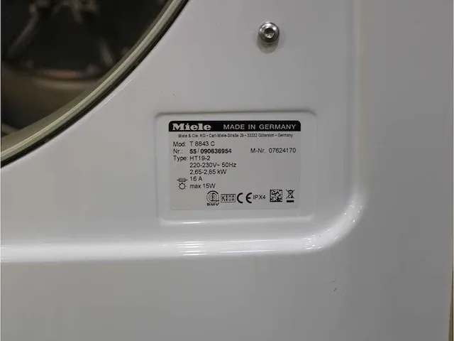 W 5973 softcare system wasmachine & miele t 8463 c softcare system droger - afbeelding 8 van  8