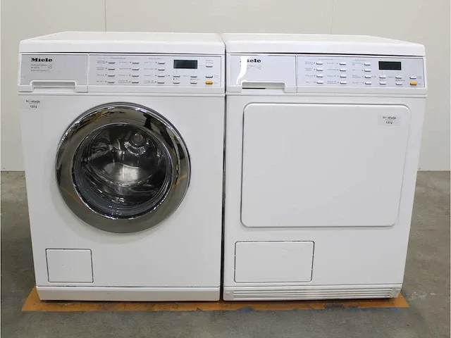 W 5973 softcare system wasmachine & miele t 8663 c softcare system droger - afbeelding 1 van  8