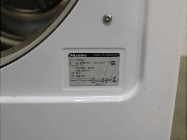 W 5973 softcare system wasmachine & miele t 8663 c softcare system droger - afbeelding 8 van  8