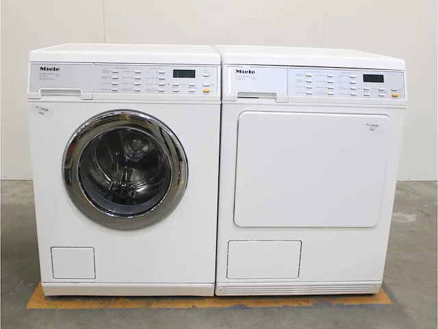 W 5973 softcare system wasmachine & miele t 8663 c softcare system droger - afbeelding 1 van  8