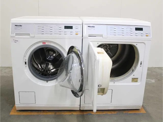 W 5973 softcare system wasmachine & miele t 8663 c softcare system droger - afbeelding 2 van  8